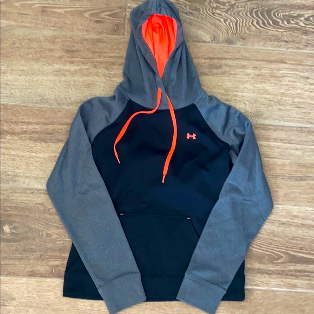 UA Neon Orange Semifitted Adult Sweatshirt